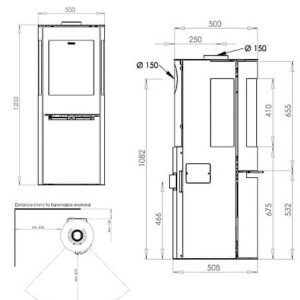 Aduro H1 Hybrid Wood burning / Pellet Stove - Image 2