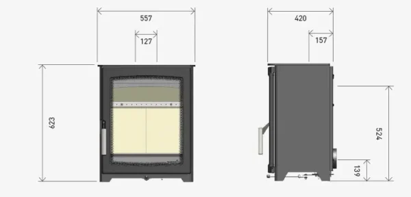 Aspect 6 Stove Dimensions