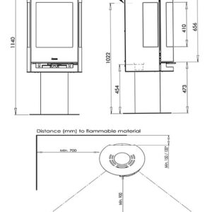 Aduro 9-3 SE Lux Wood Burning Stove - Image 2