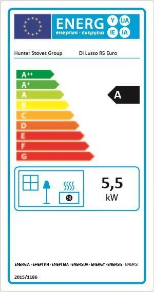 Di Lusso R5 Eco Euro Wood Burning Stove - Image 4