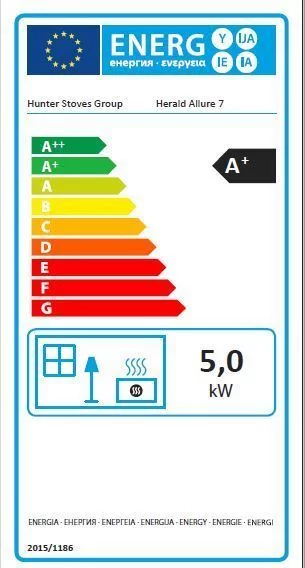 Hunter Herald Allure 7 Wood burning Stove - Image 3