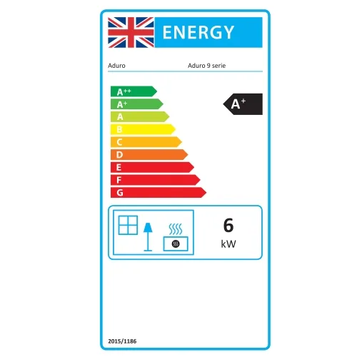 Aduro 9 series energy efficiency label A+ rating