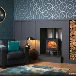Huntingdon 30 Multifuel with tracery Door