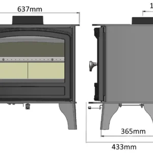 Hunter Herald 8 Eco One Door Dimensions