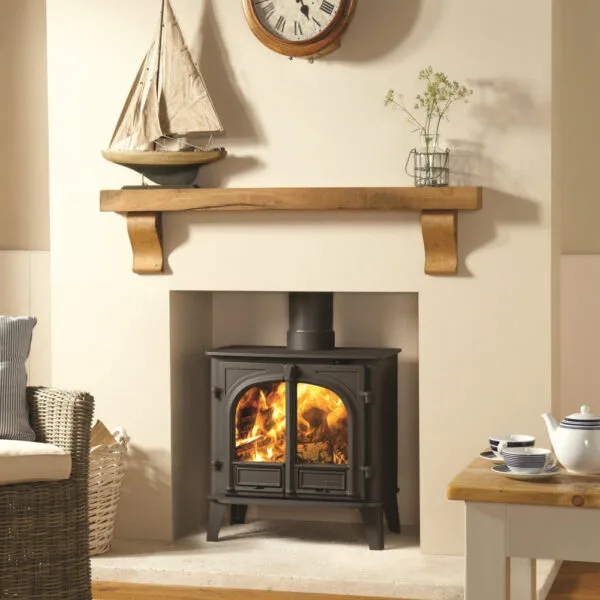 stovax stockton 8 double door wood burning stove