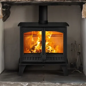 Hunter Herald 14 Eco Wood Burning Stove Double Door