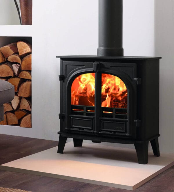 stovax stockton 5 wide double door multifuel stove