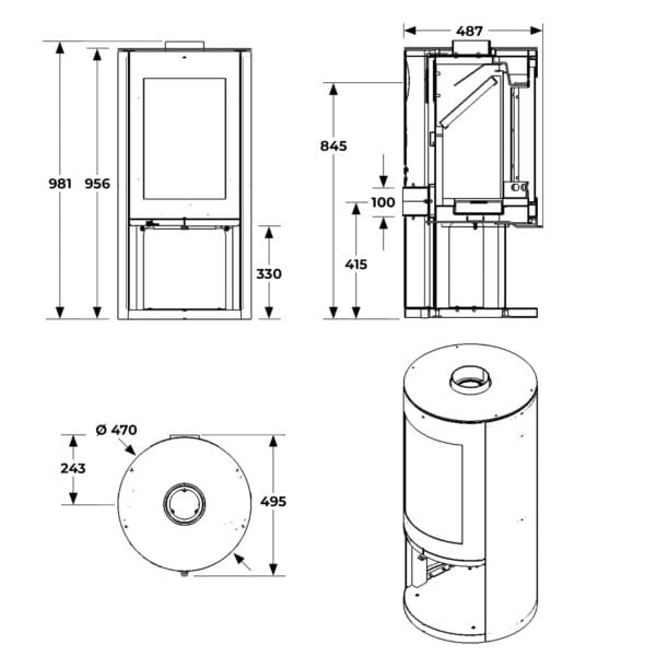 rondo with logstore dimensions