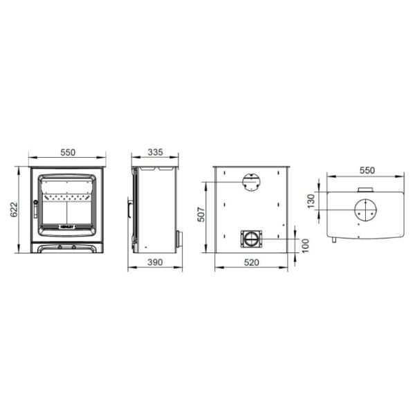 Henley Alderwood dimensions
