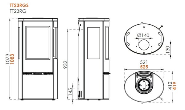termatech tt21r dimensions