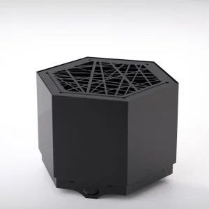 Black Hex Smokeless Firepit